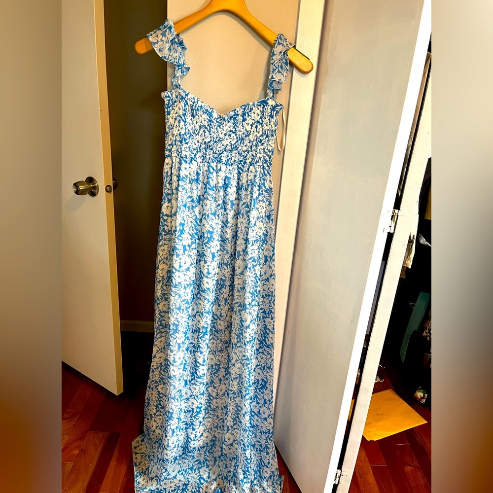 Maternity maxi dress